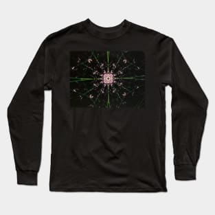 Green Burst Long Sleeve T-Shirt